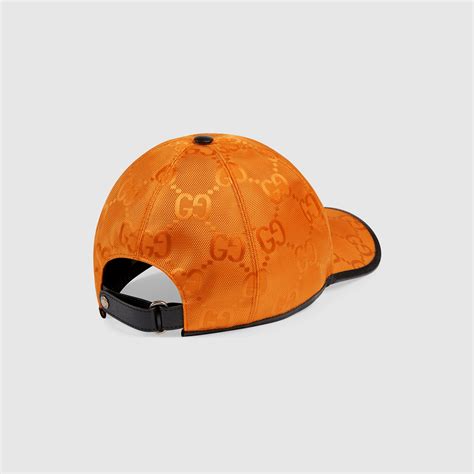 gucci off the grid baseball hat orange
